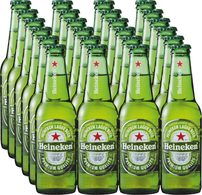 Heineken Bier Premium, 24 x 25 cl