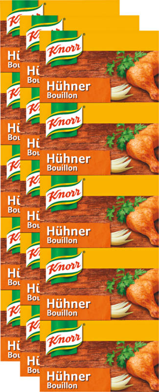 Cube de bouillon Knorr, Pollo, 3 x 109 g