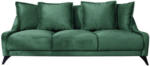 Möbelix 3-Sitzer-Sofa Royal Rose mit Kissen Smaragdgrün
