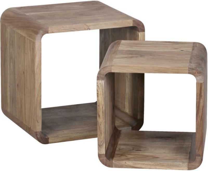 Satztisch in Holz 36/43/43 cm