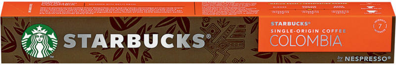 Starbucks Columbia Nespresso 10 Kapseln -
