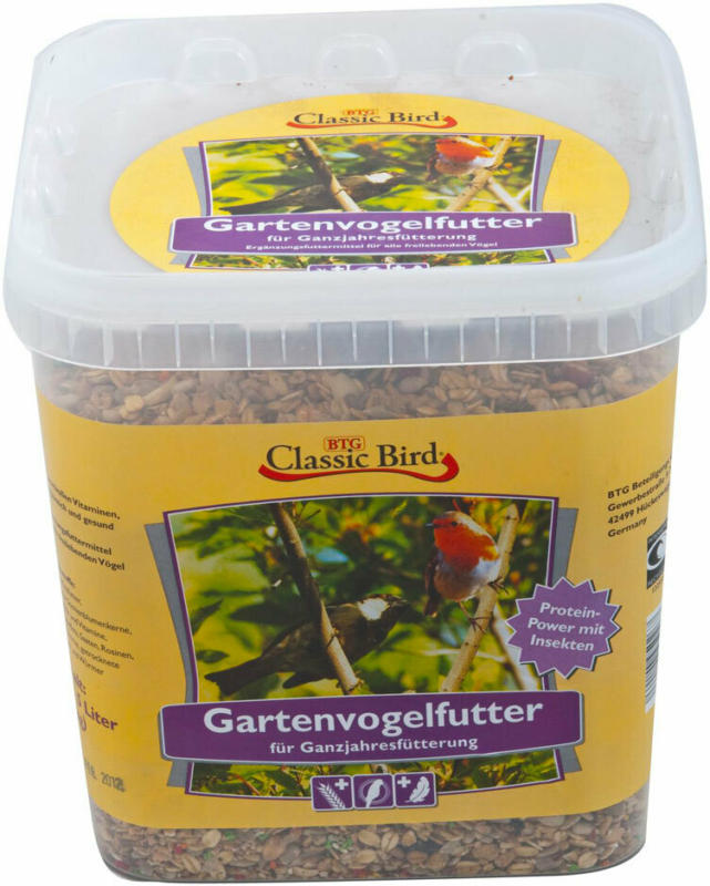 Classic Bird Gartenvogelfutter Eimer 3kg