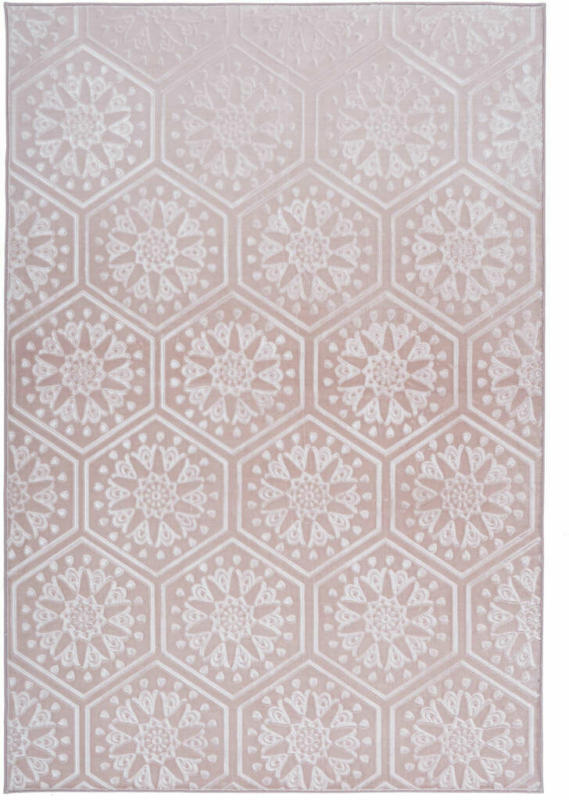 Hochflorteppich „Monroe 200“, rosa 80x300 cm