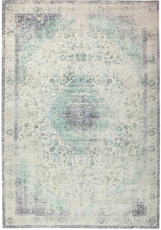 Kurzflorteppich „Vintage 8401“, elfenbein/Mint 200x290 cm