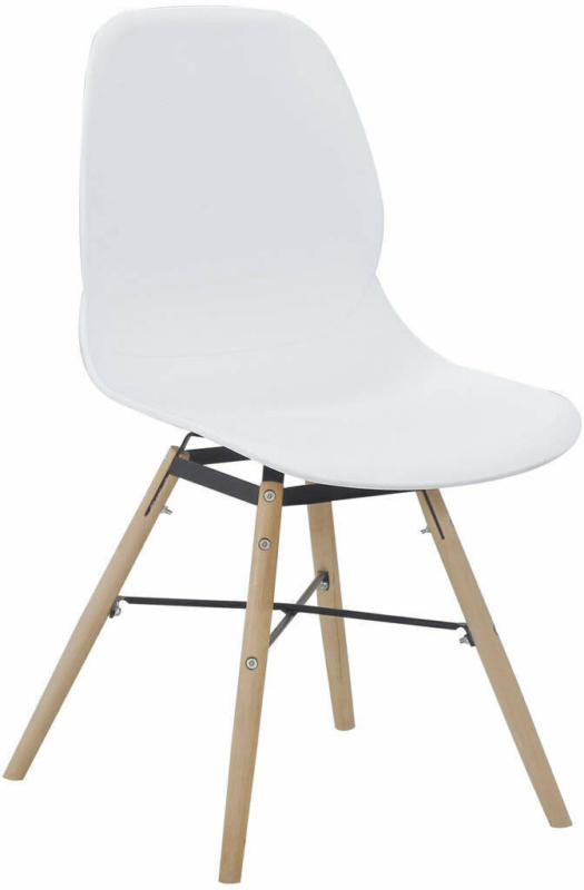 Stuhl „Amy 110“, 2er-Set, weiß