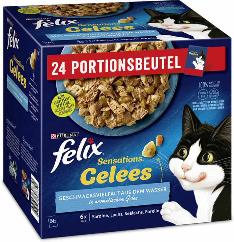 „Sensation Gelee“ vom Wasser, 24x85g, Portionsbeutel