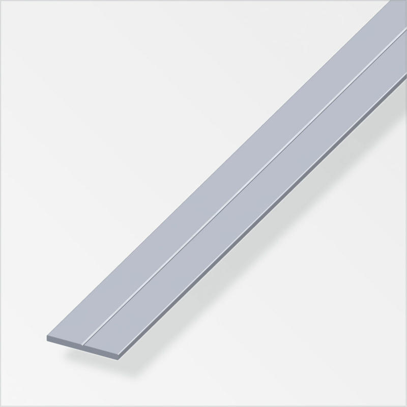 Flachstange, 19,5mm, 2,5m, blank 1,95 cm | 250 cm