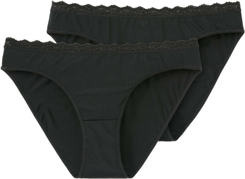 2 Damen Slips mit Spitze (Nur online)