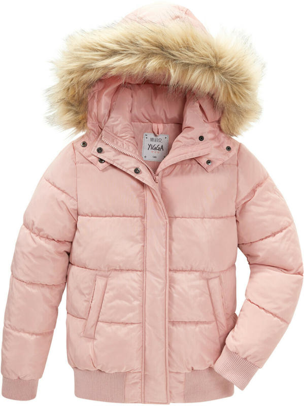 Mädchen Winterjacke mit Fellimitat (Nur online)