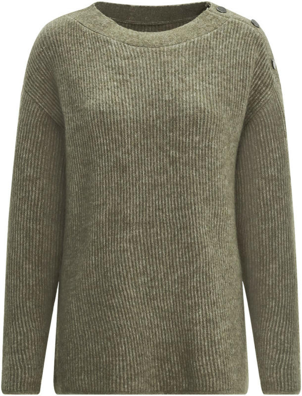 Damen Strickpullover mit Zierknöpfen (Nur online)