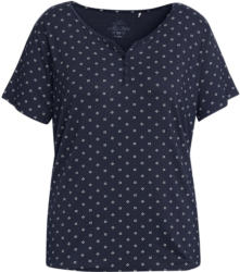 Damen T-Shirt mit imitierter Knopfleiste (Nur online)