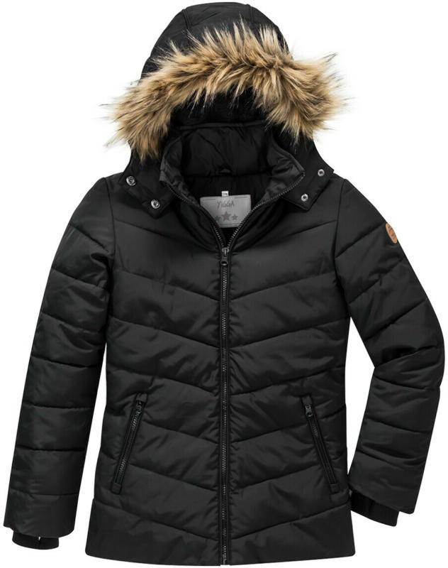 Mädchen Steppjacke mit Fellimitat (Nur online)