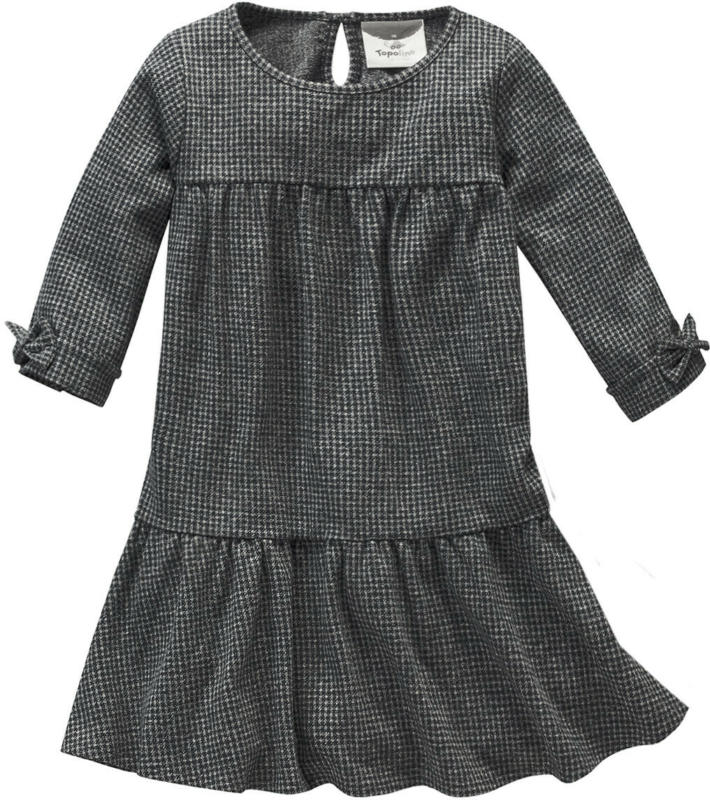 Mädchen Kleid mit dezentem Allover-Muster (Nur online)
