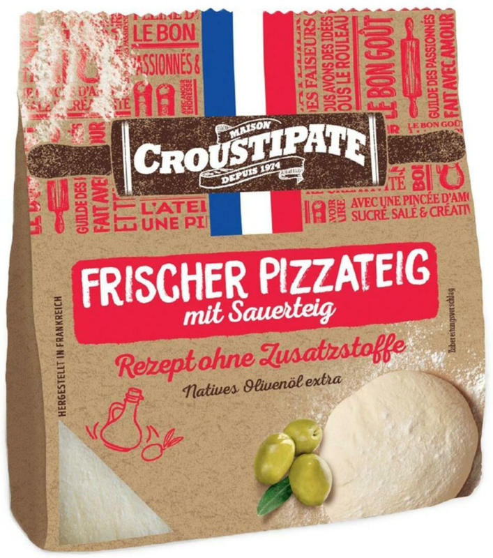 Croustipate Sauerteig Pizzateig