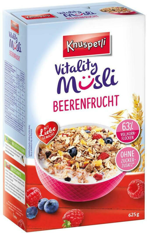 Knusperli Beerenfrucht Vitality-Müsli