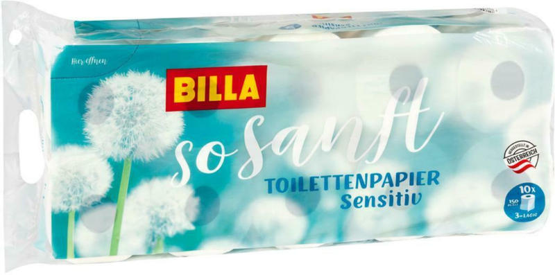 BILLA Toilettenpapier Sensitiv