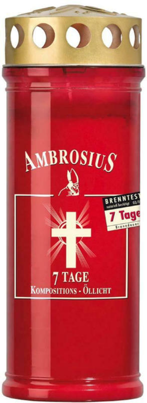 Ambrosius 7 Tage Kompositions-Öllicht Rot