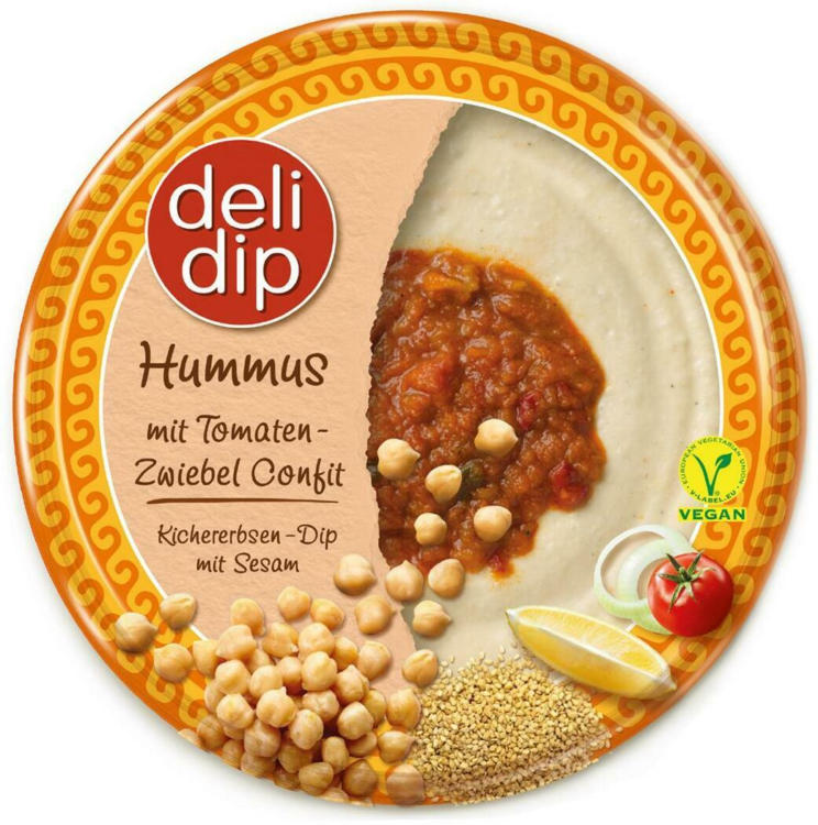 Deli Dip Hummus mit TomatenZwiebel Confit ️ Online von BILLA