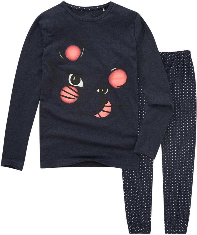 Mädchen Schlafanzug mit Maus-Print (Nur online)