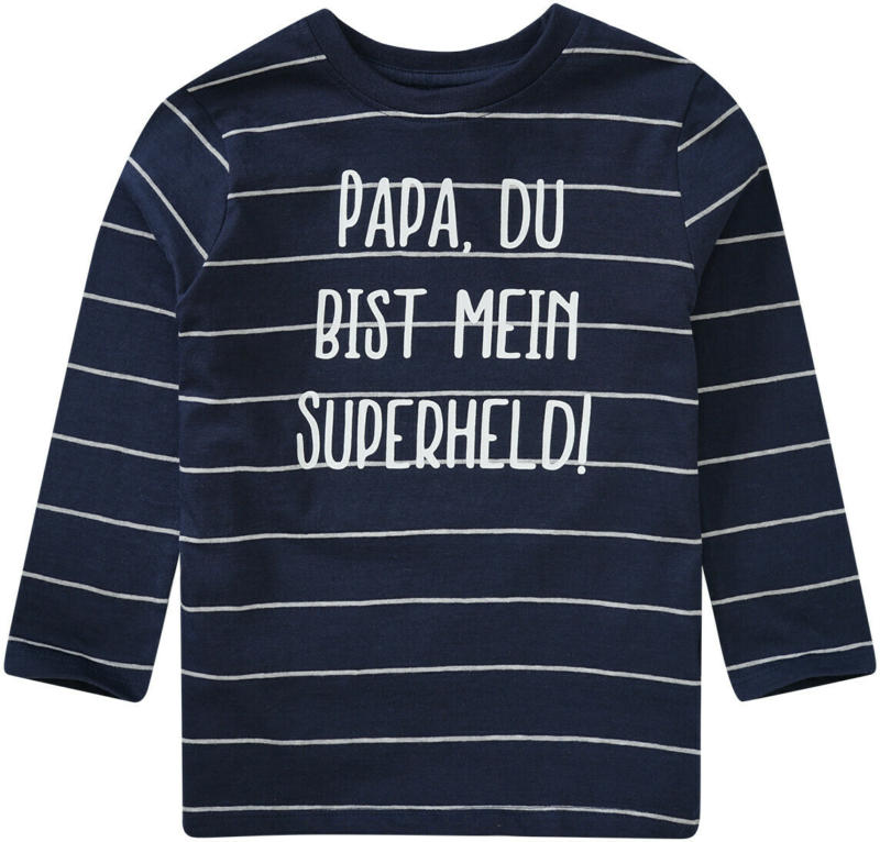 Jungen Langarmshirt mit Schriftzug (Nur online)
