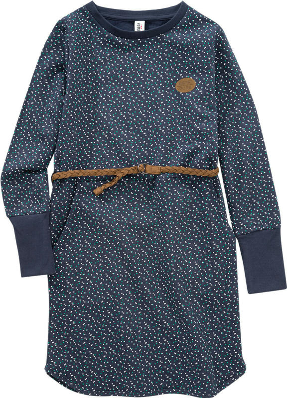 Mädchen Sweatkleid mit geflochtenem Gürtel (Nur online)