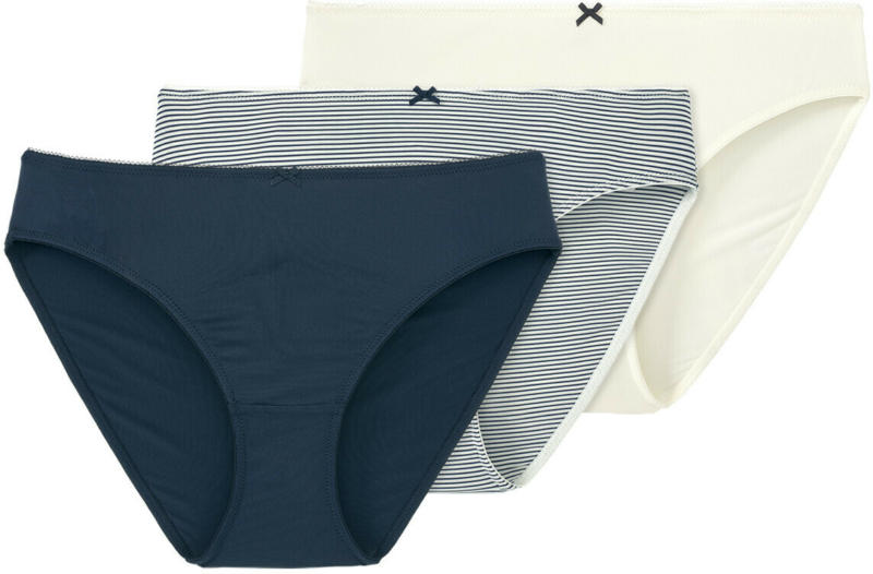 3 Damen Slips in verschiedenen Dessins (Nur online)