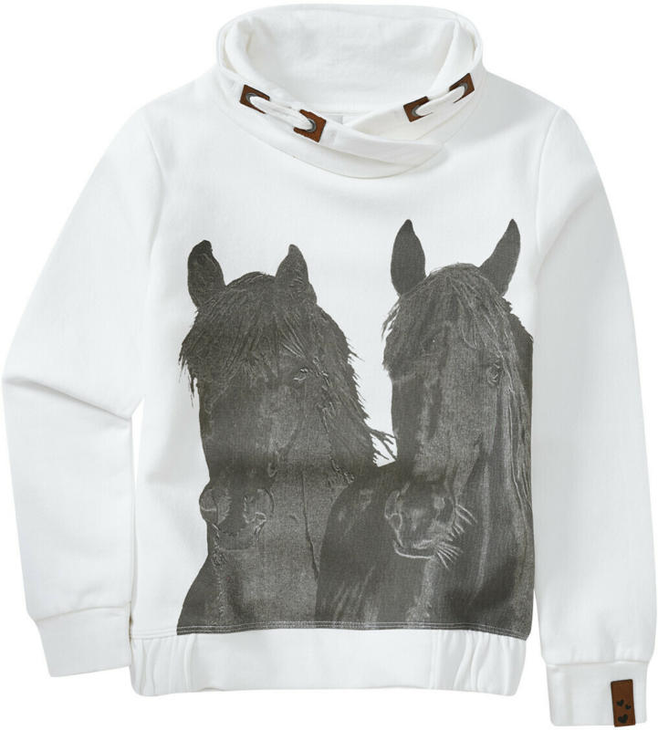 Mädchen Sweatshirt mit Schalkragen (Nur online)