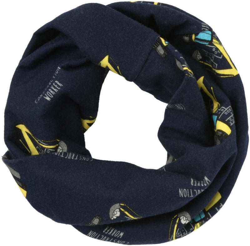 Jungen Rundschal mit Bagger-Print (Nur online)