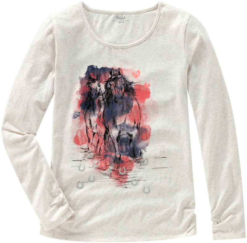 Mädchen Langarmshirt mit Pferde-Motiv (Nur online)