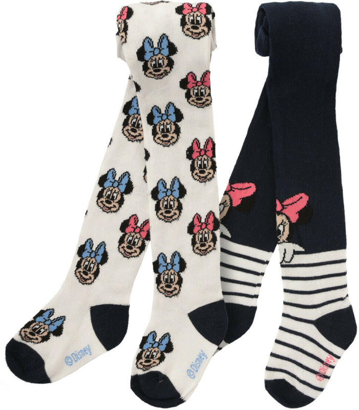 2 Minnie Maus Strumpfhosen im Set (Nur online)