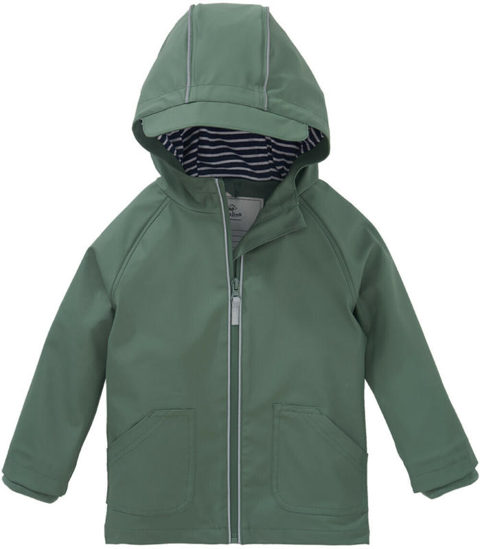 Jungen Regenjacke mit gestreiftem Futter (Nur online)