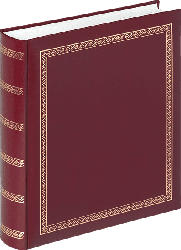 WALTHER Classicalbum Das schicke Dicke Fotoalbum , 100 Seiten , Kunstleder , Rot