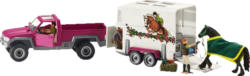SCHLEICH HC Pick-up mit Pferdeanhänger Spielfigur, Mehrfarbig
