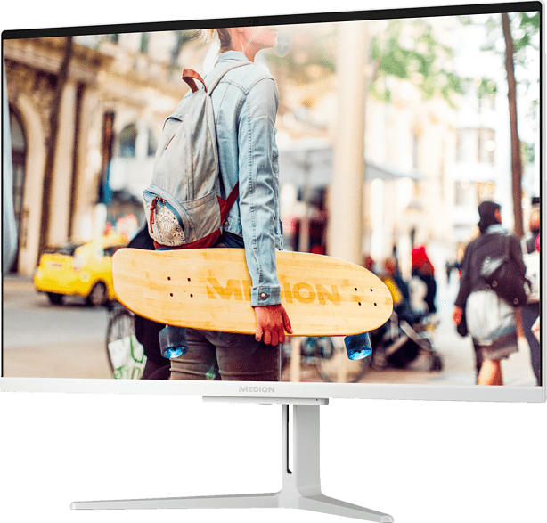 MEDION AKOYA® E27301 (MD 61894), All-in-One PC mit 27 Zoll Display, Ryzen™ 5 Prozessor, 8 GB RAM, 1 TB SSD, Integr. Radeon™ Vega 8 Graphics, Silber