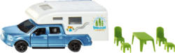 SIKU 1693 Ford F150 Pick-Up Camper Spielzeugmodellfahrzeug, Mehrfarbig