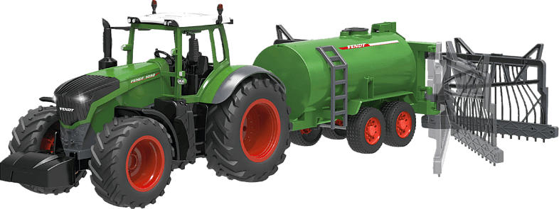 JAMARA Fendt Fasswagen mit Schlauchverteiler Modellfahrzeug, Rot/Weiss/Schwarz