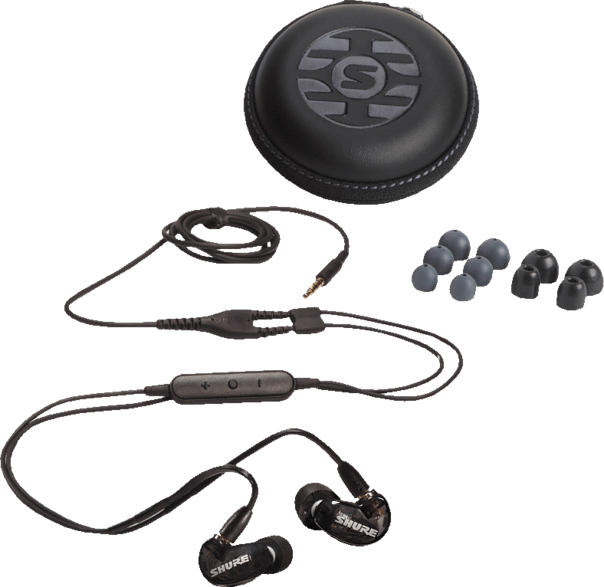 SHURE AONIC 215 UNI, In-ear Kopfhörer Schwarz