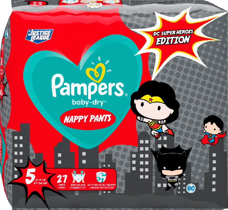 Pampers Pants Baby Dry, Größe 5 Junior, 12-17kg, Einzelpack, Limited Edition