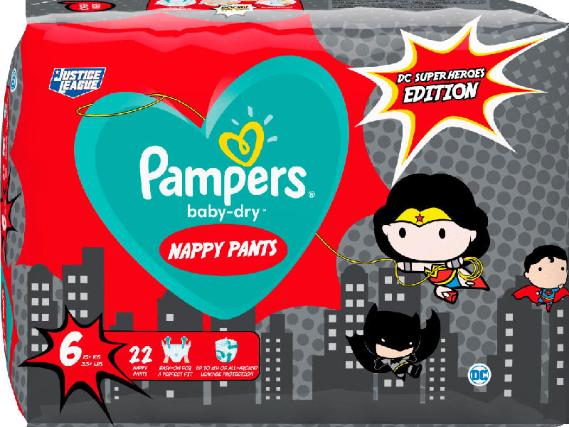 Pampers Pants Baby Dry, Größe 6 Extra Large, 15+kg, Einzelpack, Limited Edition