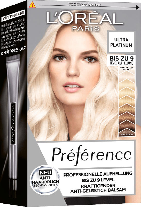 L'Oréal Paris Préférence Haarfarbe Ultra Platinum 9L
