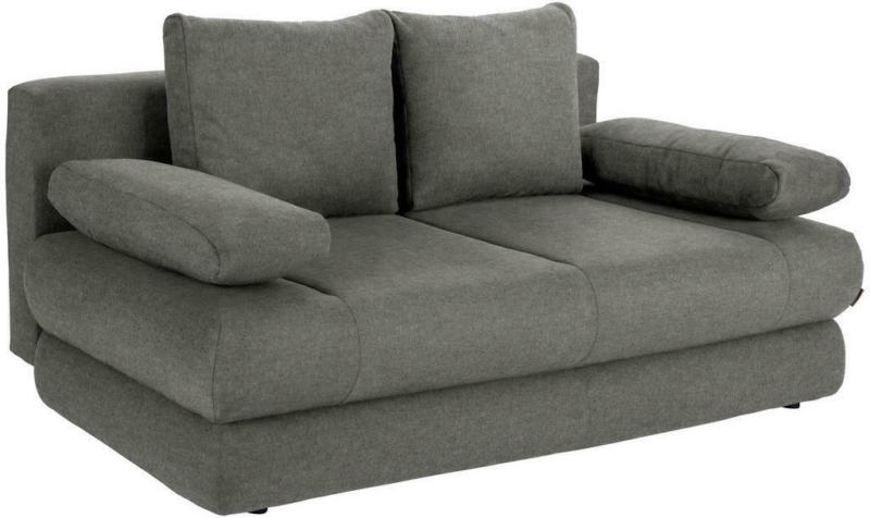 Schlafsofa mit Bettkasten und Kissen Clipso, Webstoff