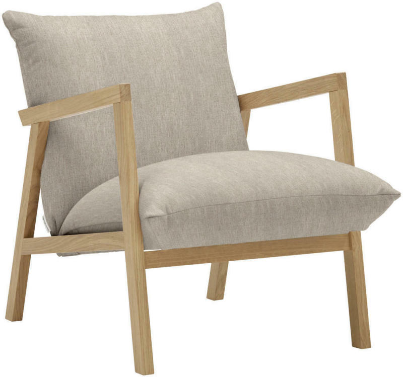 Sessel in Textil Beige