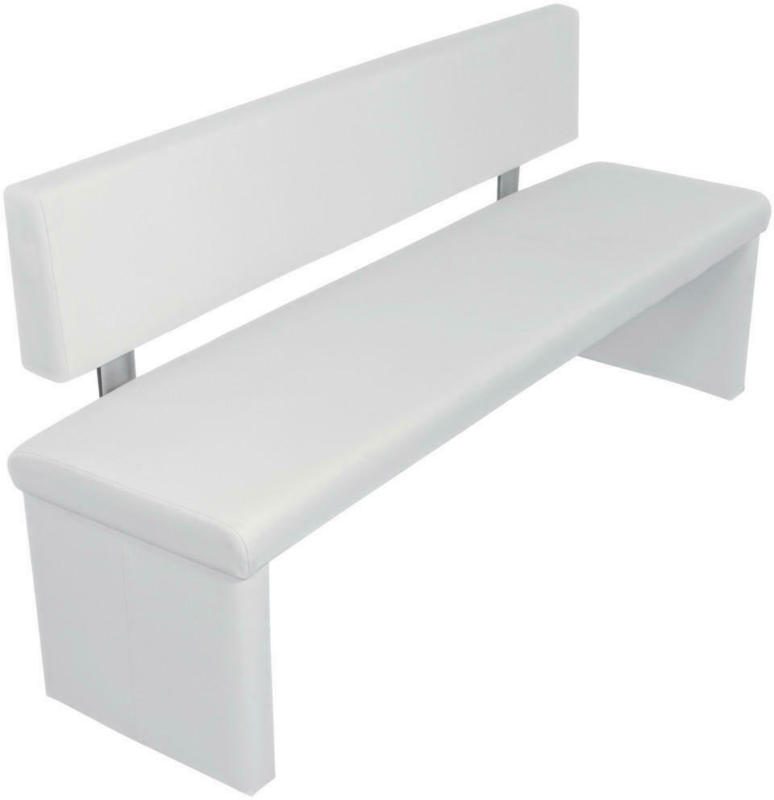 Sitzbank 160/83/54 cm in Weiß