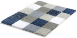Badteppich 70/120 cm Blau, Beige