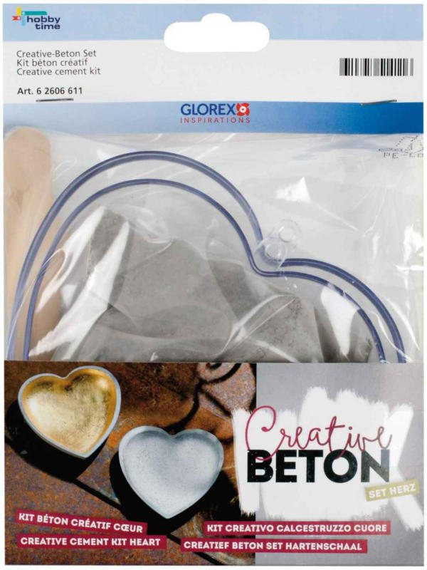 Glorex hobby time Kit creativo calcestruzzo -