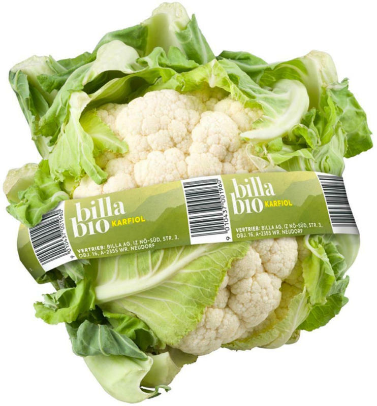 BILLA Bio Karfiol aus Italien