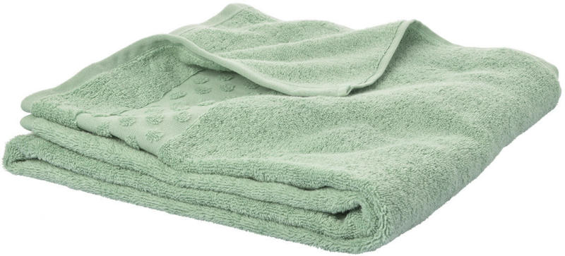 Duschtuch mit Tupfen-Bordüre (Nur online)