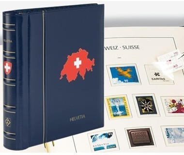 Leuchtturm Album prestampato con custodia Svizzera 2000-2019