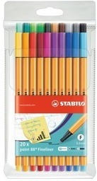 STABILO Feinschreiber point 88 0.4mm 88 / 20 20 Farben ass.