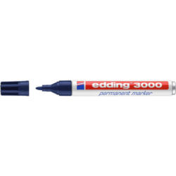 EDDING Permanent Marker 3000 1,5 - 3mm 3000 - 17 stahlblau